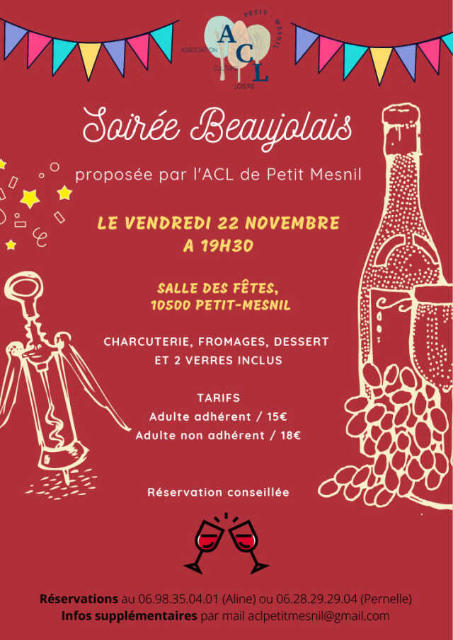 Soirée Beaujolais Nouveau