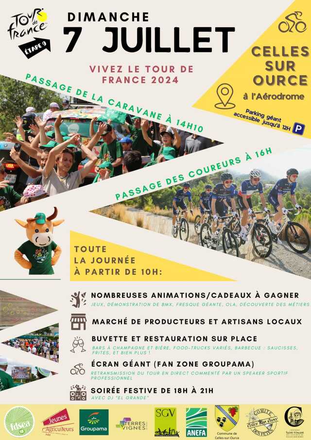 Passage du Tour de France dans la Côte des Bar
