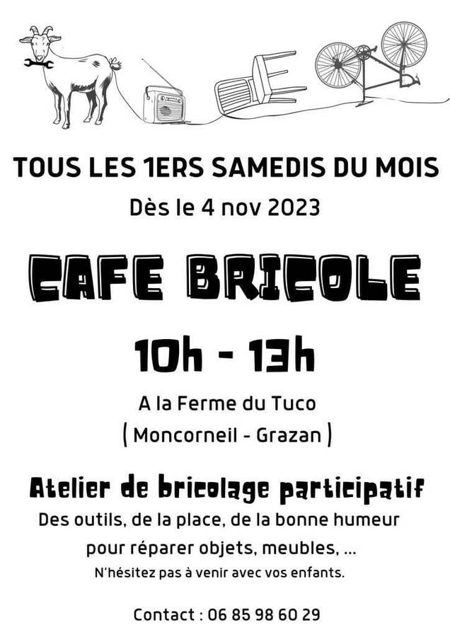 CAFÉ BRICOLE À LA FERME DU TUCO