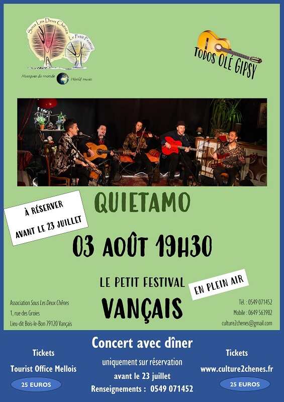 Le Petit Festival : Concert-Dîner QUIETAMO
