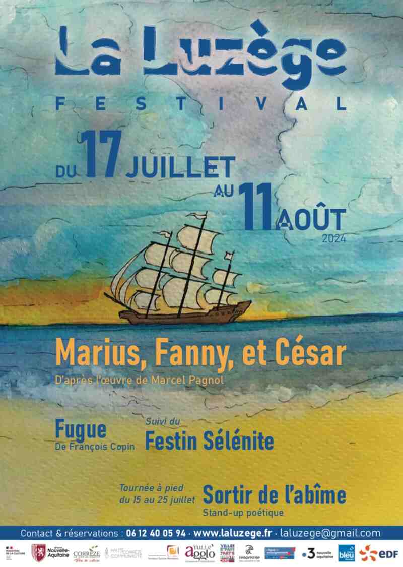 Les Mardis d'Uzerche n°3 - Marius, Fanny, et César par La Luzège