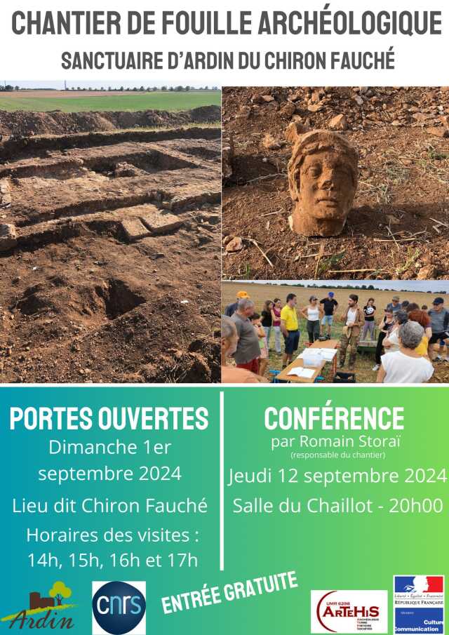 Conférence sur le chantier de fouilles archéologiques