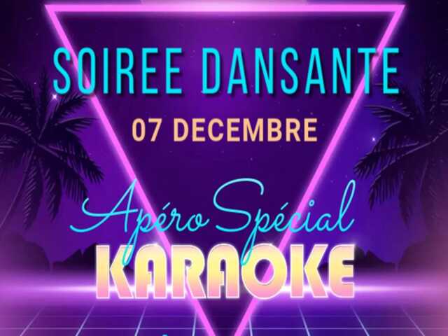 Soirée dansante avec apéro karaoké