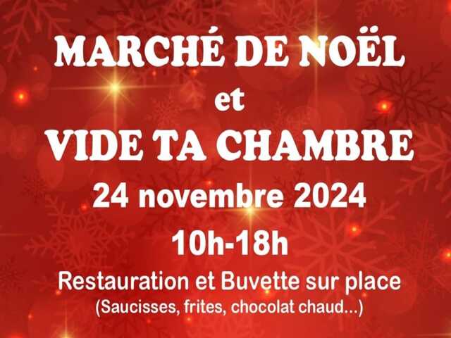 Marché de Noël et vide ta chambre