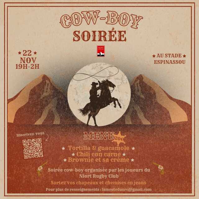 Soirée Cow-Boy à Niort