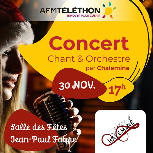 TELETHON : Concert chant & orchestre par Chalemine