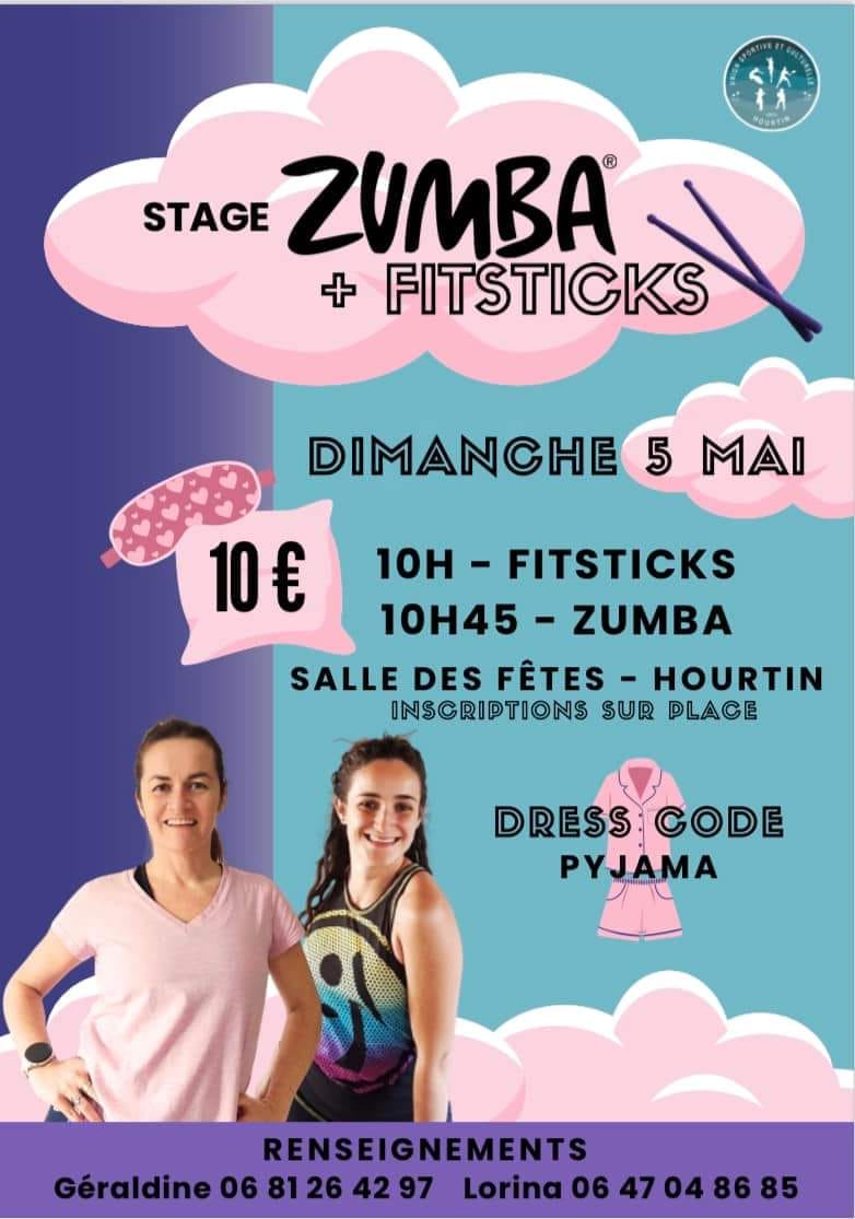 Stage de Zumba + Fitstick avec Géraldine & Lorina