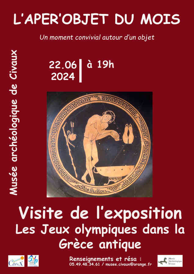 Apér'objet du mois « Visite de l’exposition Les Jeux olympiques dans la Grèce antique »