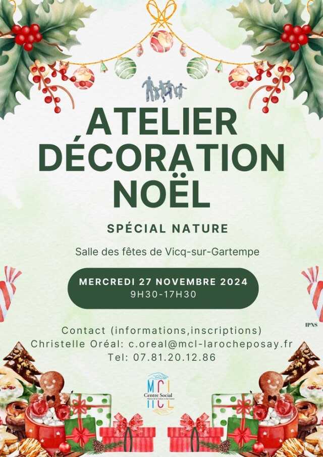 Atelier décoration Noël