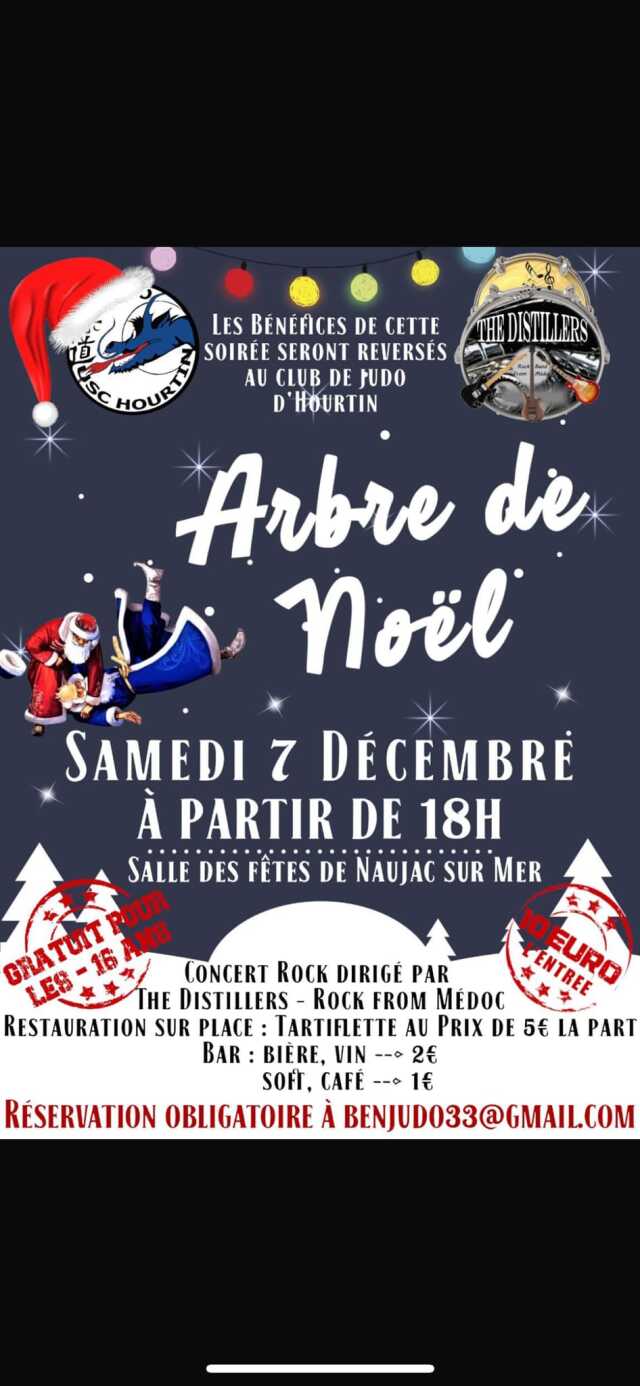 Arbre de Noël et concert du groupe 