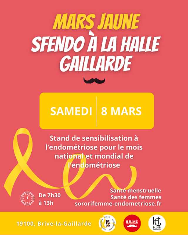 Stand de sensibilisation à l'endométriose (Halle Gaillarde)