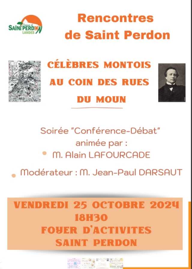 Célèbres Montois au coins des rues du Moun