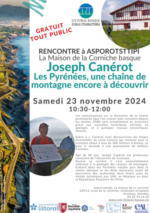 Rencontre avec Joseph Canérot : les Pyrénées, une chaîne de montagne encore à découvrir.