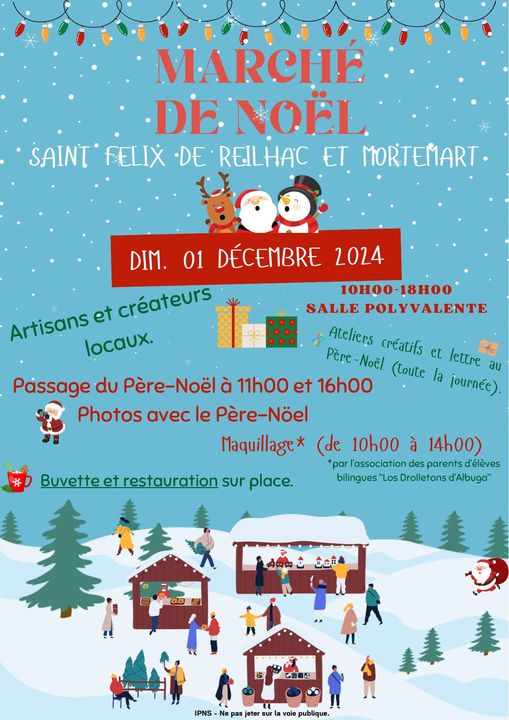 Marché de Noël à Saint-Félix de Reilhac