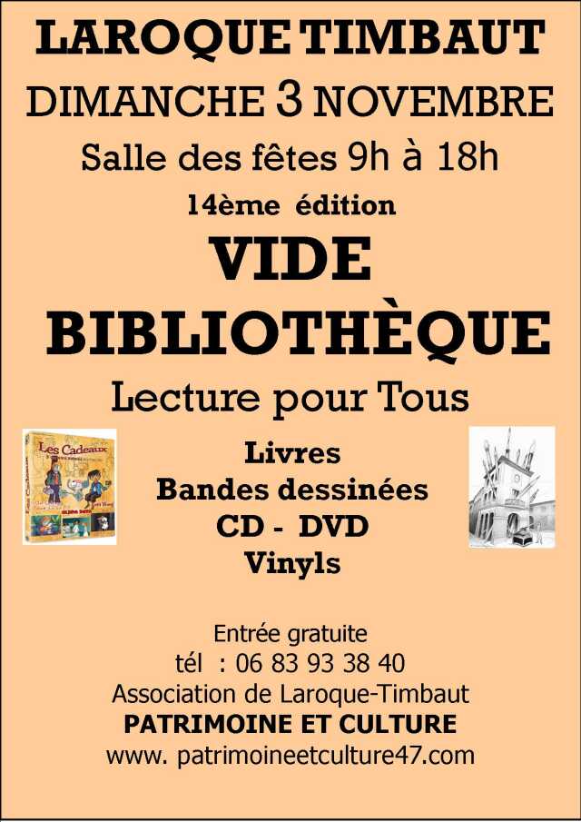 Vide Bibiothèque 