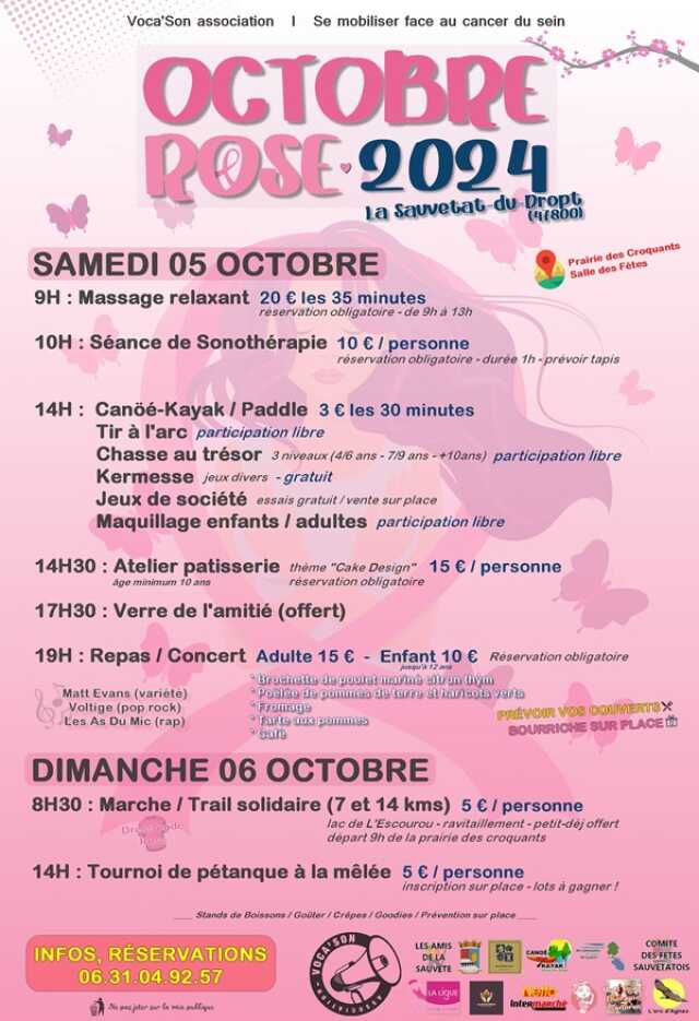 Octobre Rose par l'association Voca'son