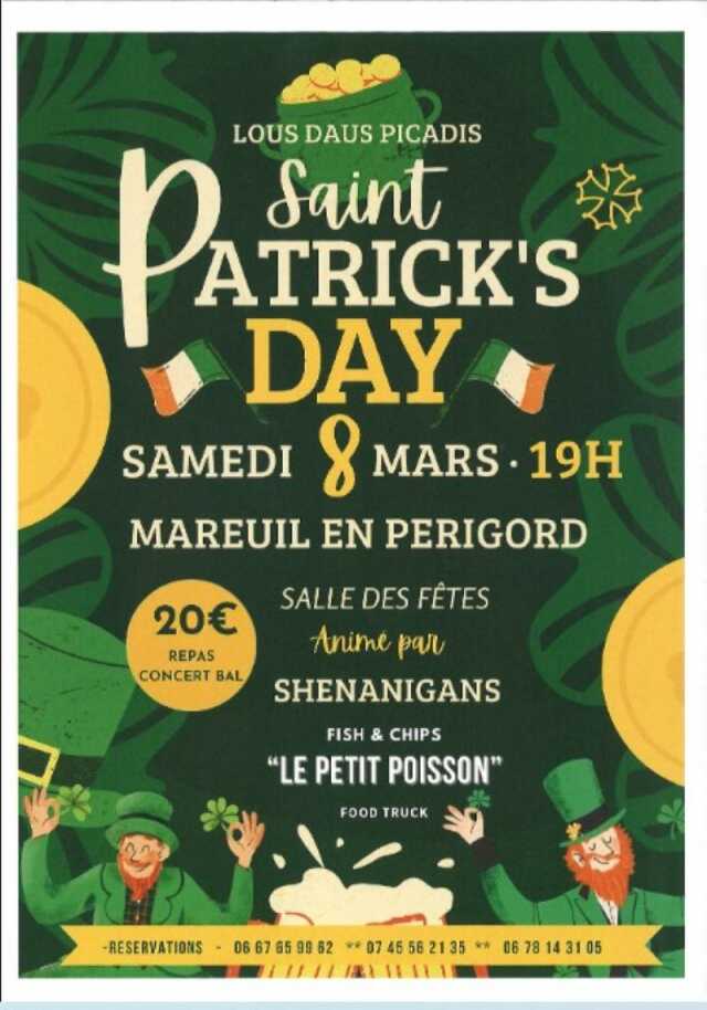 Lous Daus Picadis fêtent  Saint Patrick's DAY