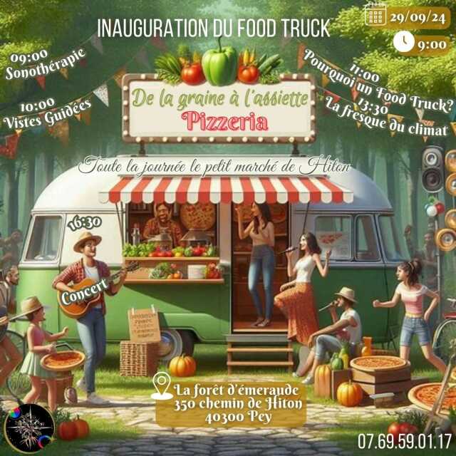 Inauguration du Food truck - De la graine à l'assiette