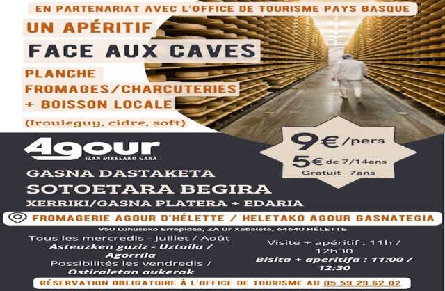 Visite et dégustation face aux caves - Musée du Pastoralisme Agour