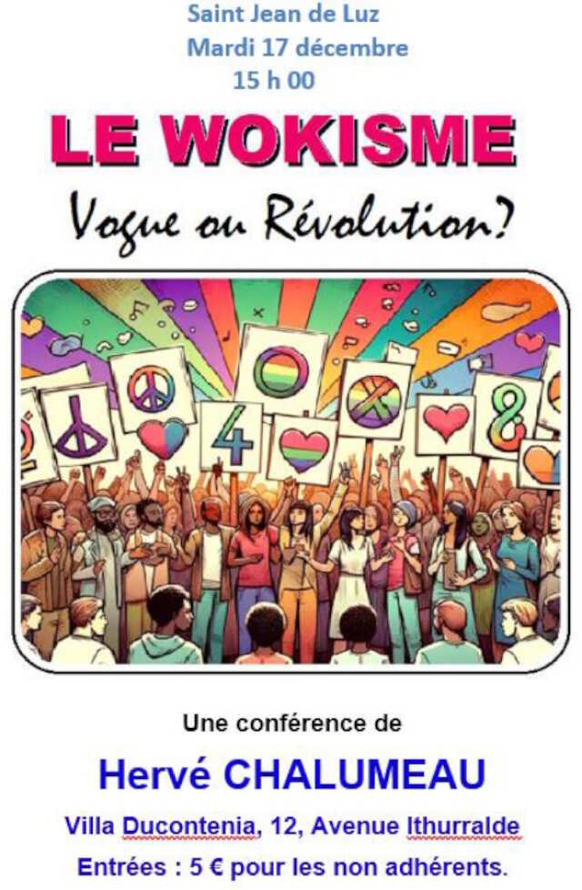 Conférence de l'Université du Temps Libre : Le wokisme : vogue ou révolution ?