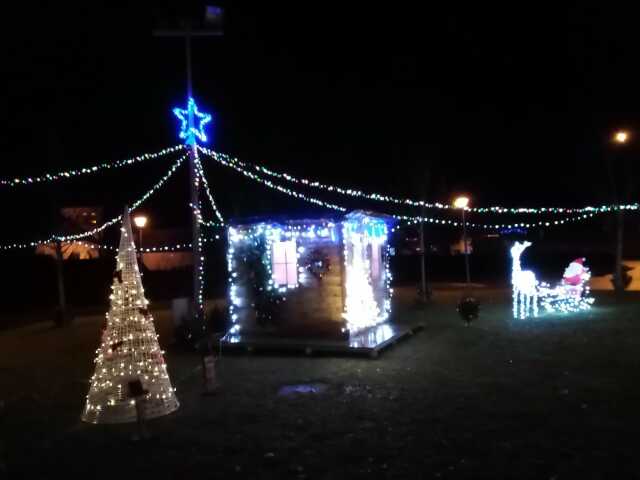 Illumination du Village de Noël et la maison du Père Noël