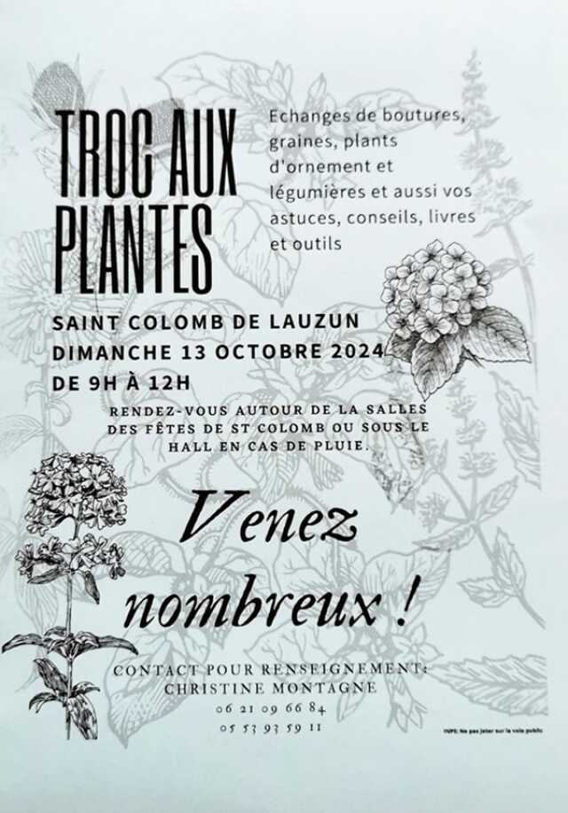 Troc aux plantes