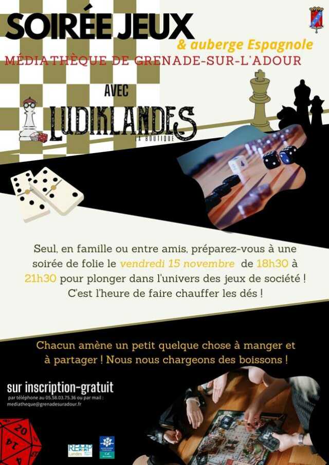 Jeux de société & auberge espagnole