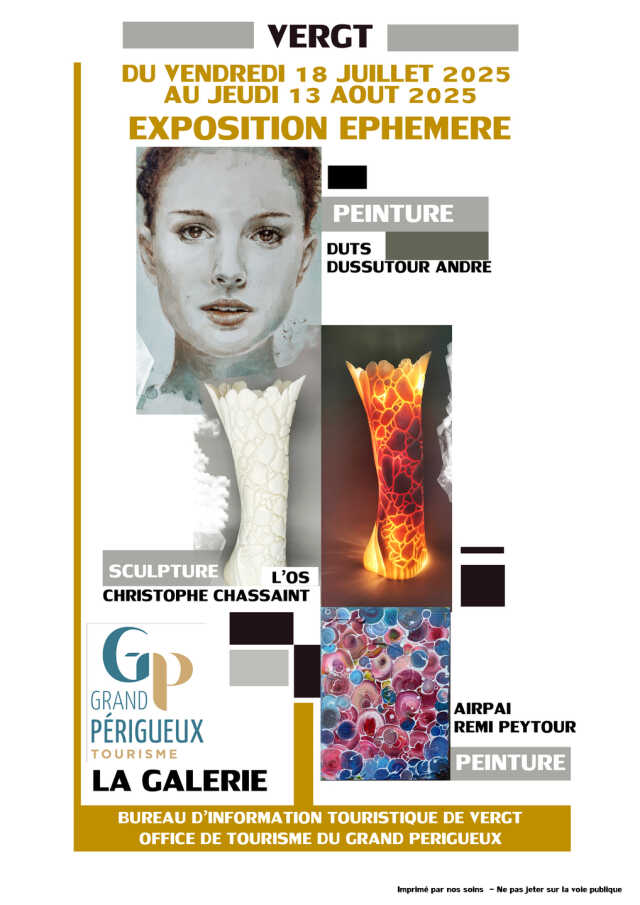 exposition peinture - Vergt - 18.07.au 13.08.2025