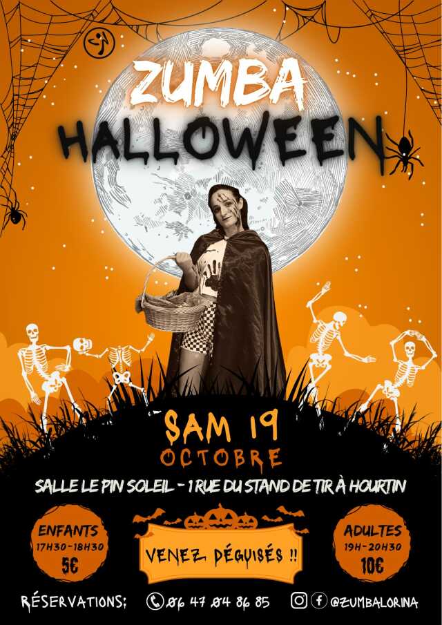 Zumba Halloween (Sur réservation) - Enfants 5€, Adultes 10€