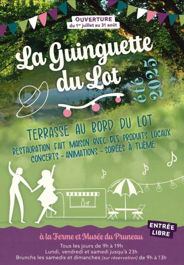 La Guinguette du Lot - Dégustation avec la Cave des Astres et Mis'sing en concert