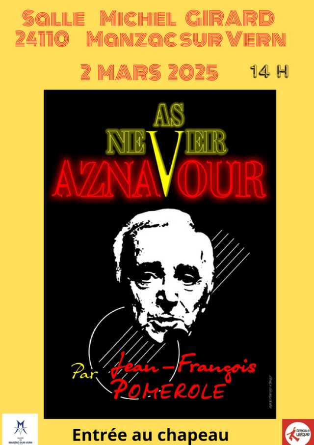 Concert : Jean-François Pomerole chante Aznavour