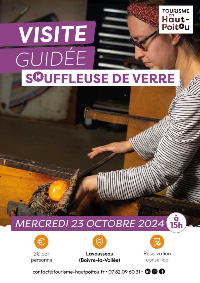 Visite guidée Souffleuse de Verre