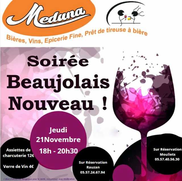 Soirée Beaujolais Nouveau