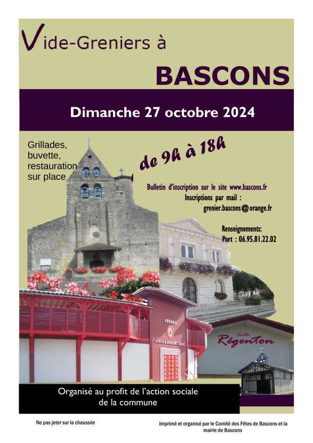 Vide greniers à Bascons