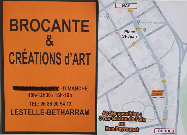 Brocante et créations d'art