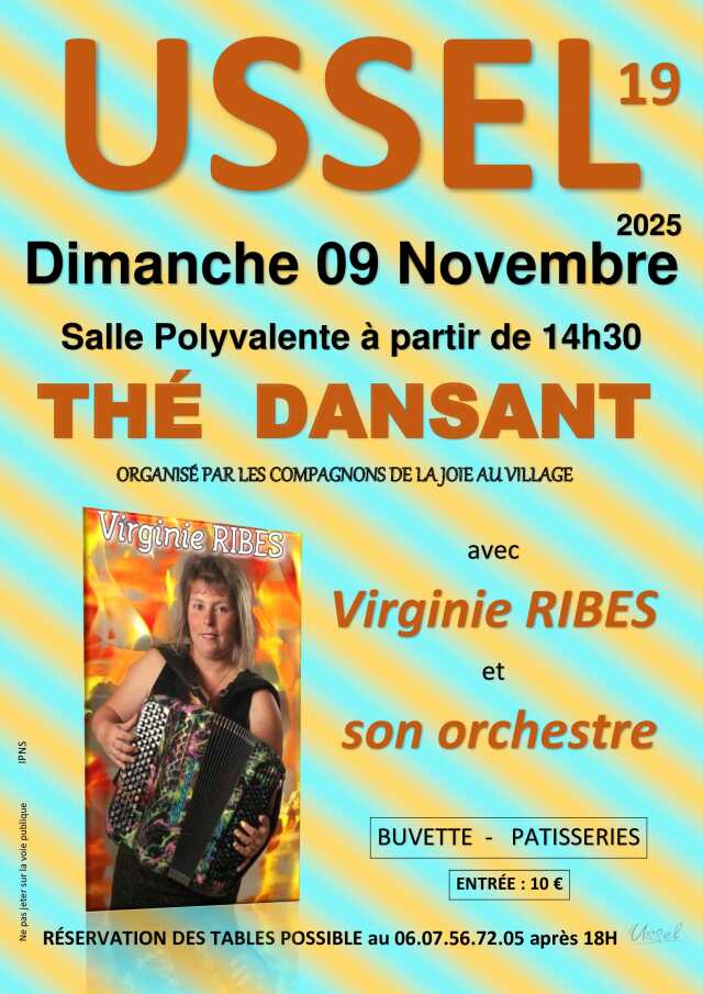 Thé dansant Virginie Ribes et son orchestre