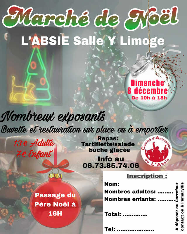 Marché de Noël à L'Absie