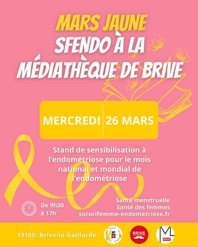 Stand de sensibilisation à l'endométriose (Médiathèque)