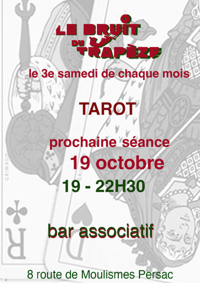 SÉANCE TAROT au Bruit du Trapèze