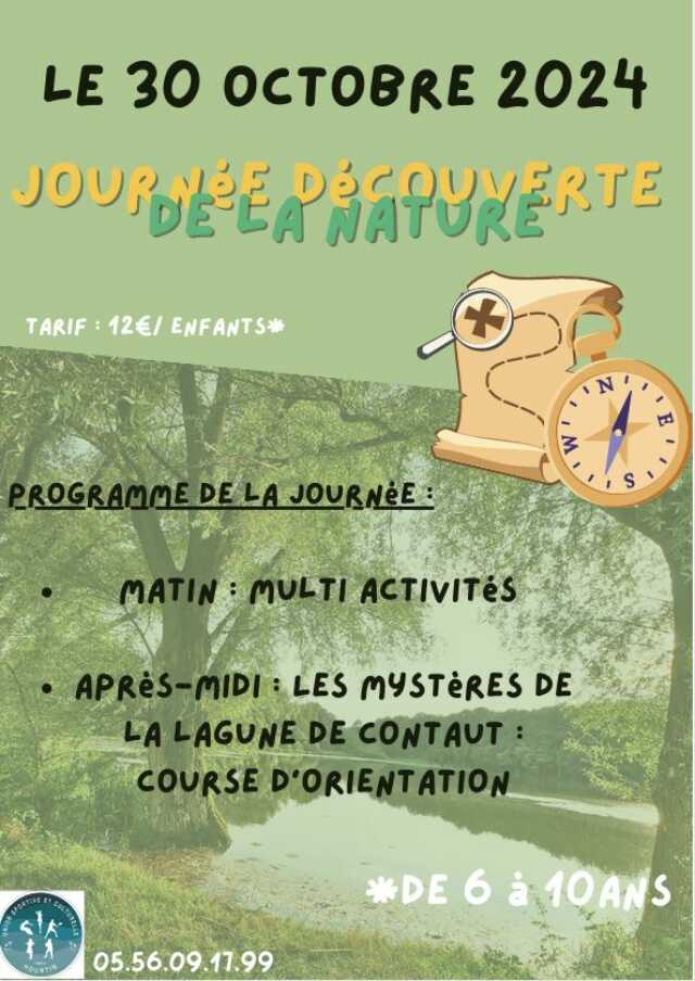 Journée découverte sportive de la nature pour les 6 à10 ans - sur inscription