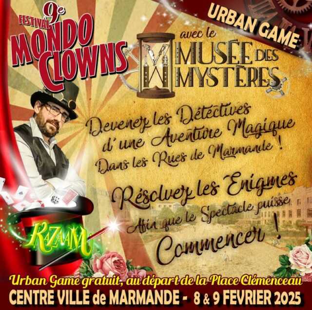 MondoClowns - Urban Game avec le Musée des Mystères