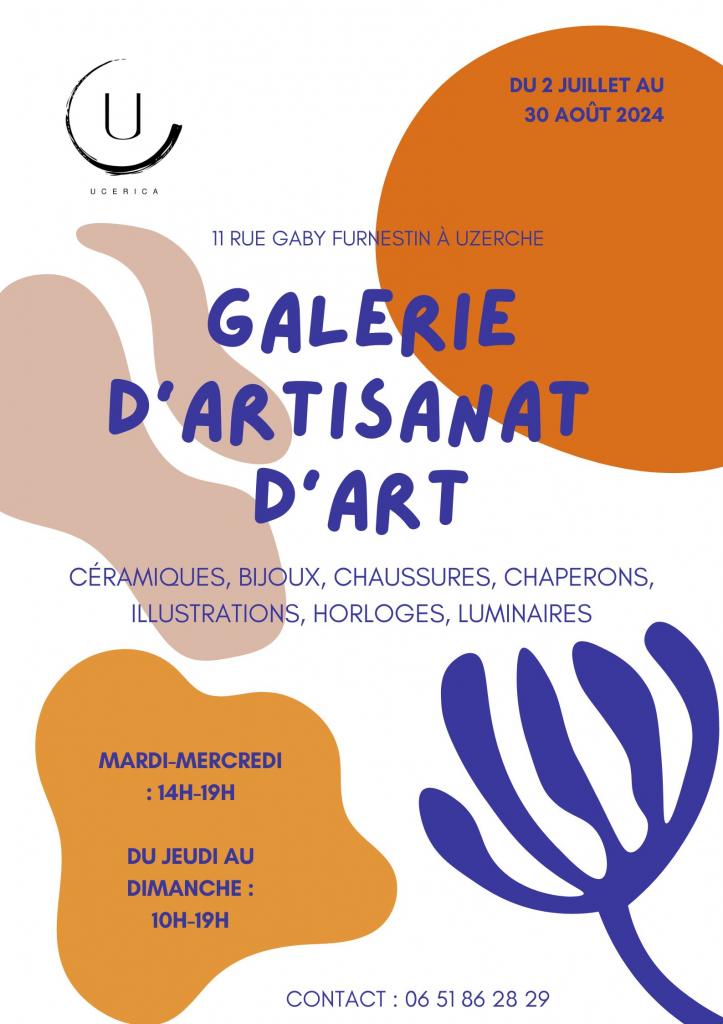 Boutique éphémère - Galerie D'Artisanat d'Art