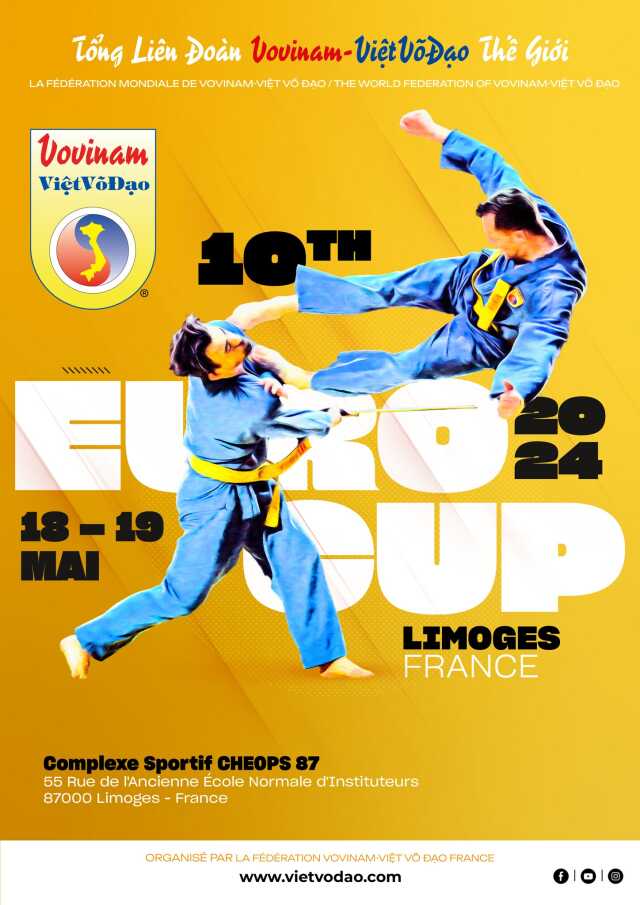 Coupe d'Europe de Vovinam Viet Vo Dao - Limoges