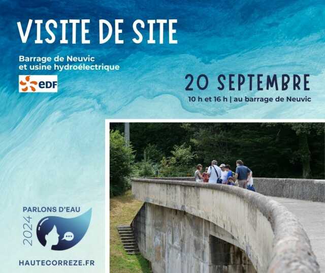 Visite de l'usine et du barrage de Neuvic