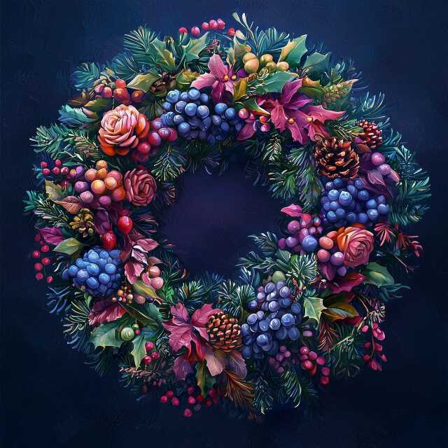 Atelier décoration de Noël : Création de couronne florale