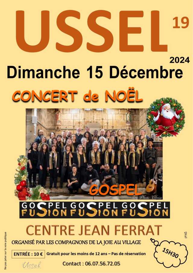 Concert de Noël Gospel Fusion