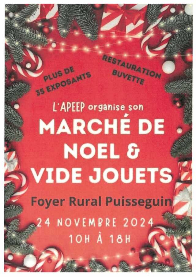 Marché de Noël et Vide jouet à Puisseguin