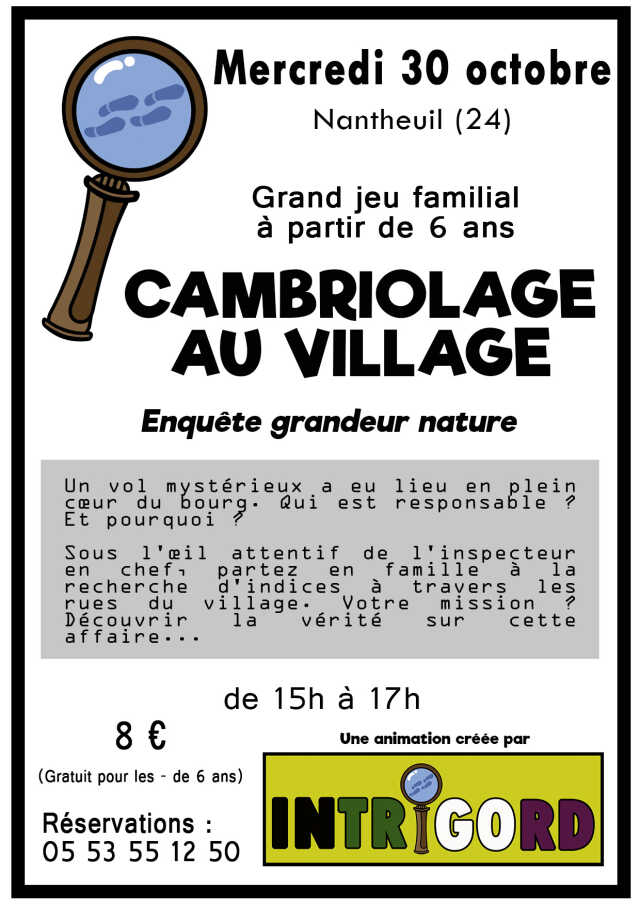 Cambriolage au village