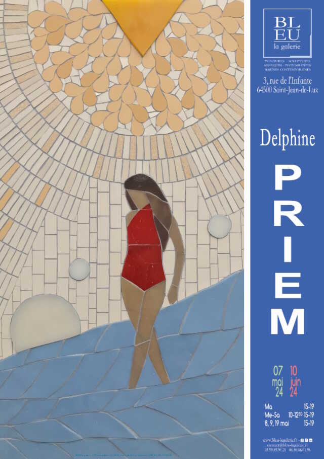 Exposition Bleu, la Galerie : « Mosaïques » de Delphine Priem