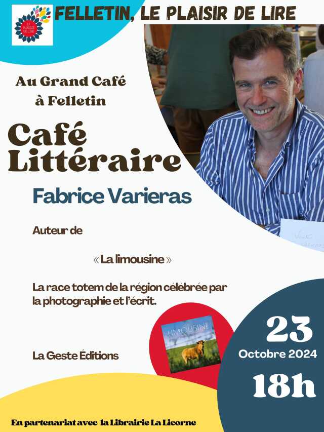 CAFÉ LITTÉRAIRE - Fabrice Varieras